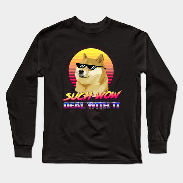 Such Wow - Deal With It! Long Sleeve T-Shirt by Buy Custom Things